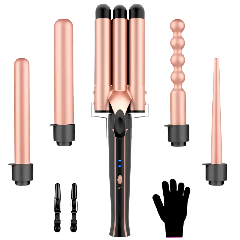 WonderWaves 5 az 1-ben hajdöndörítő készlet